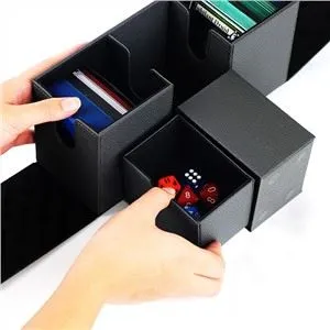 Kotak Dek Kulit Pu Untuk Kartu Perdagangan